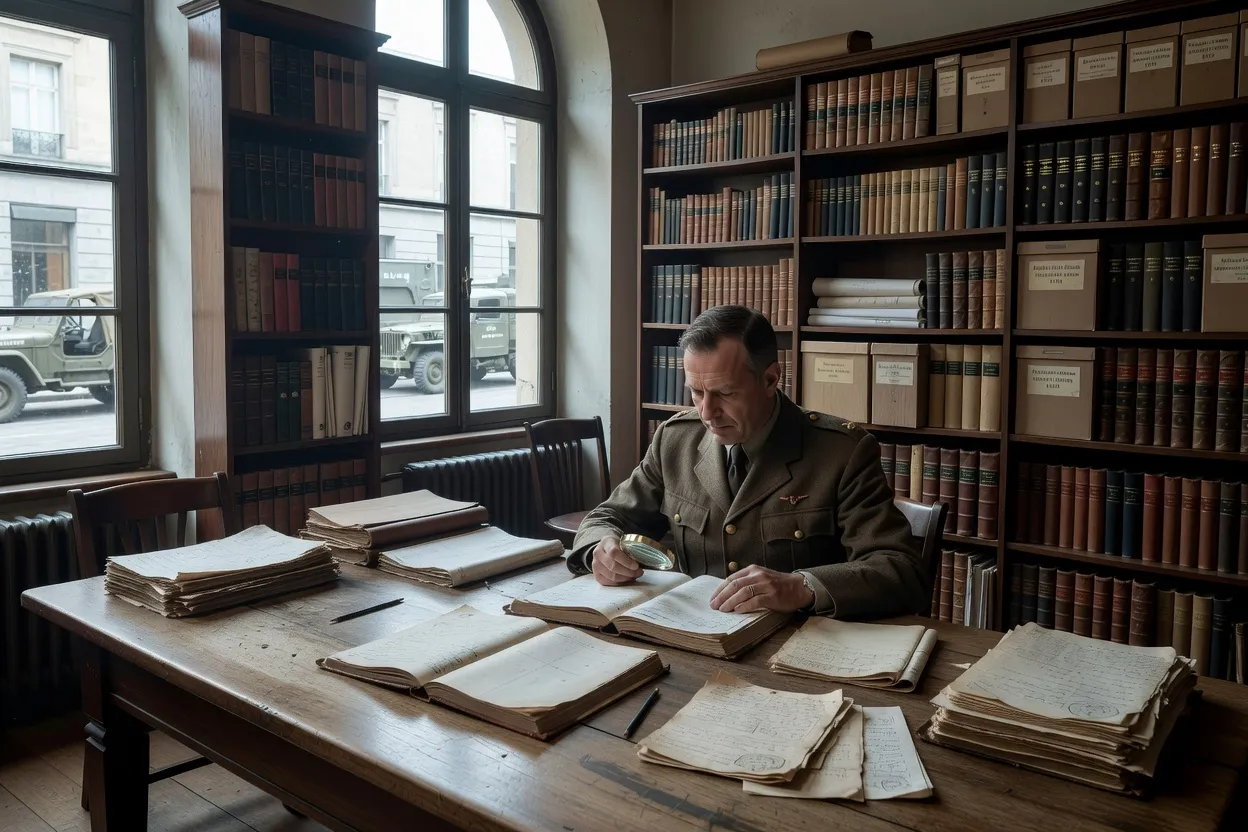 Marc Delvaux, généalogiste militaire spécialiste de la 2e DB, consultant des archives