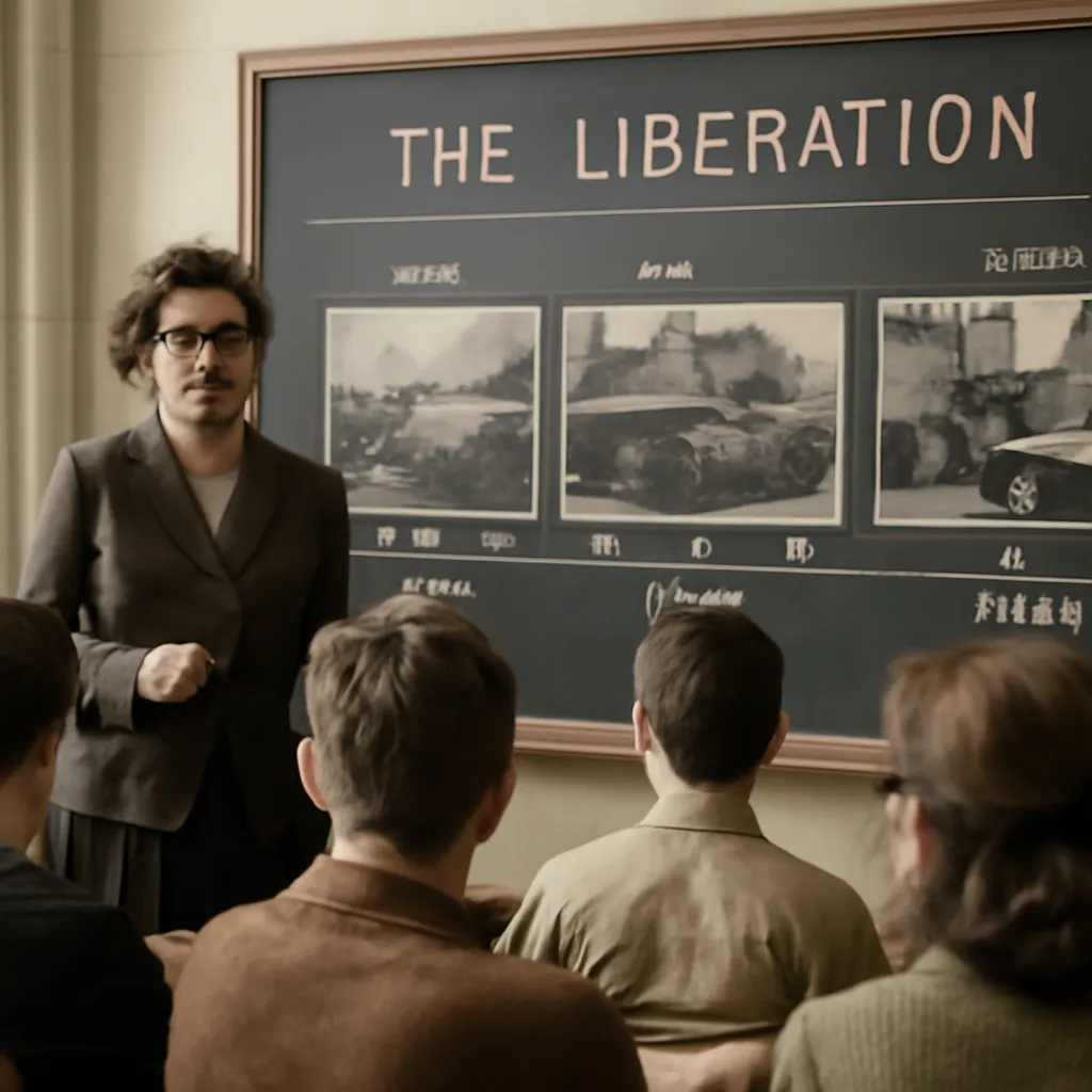 Sophie Rambert, professeure agrégée d'histoire, dans sa salle de classe