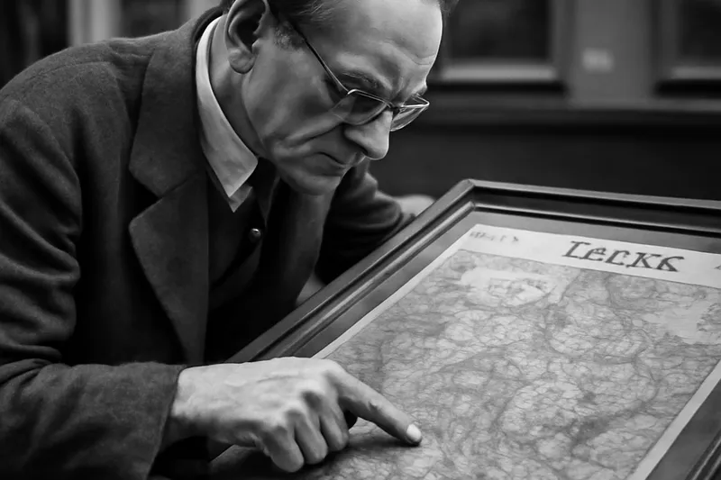 Salle du musée du Général Leclerc consacrée à la Libération de Paris avec documents d'époque