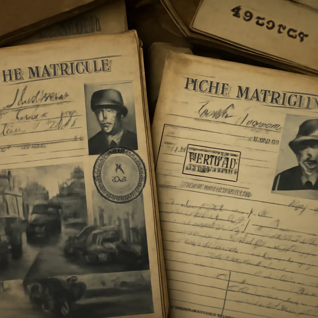 Fiches matricules et dossiers d'archives militaires consultables pour une recherche généalogique