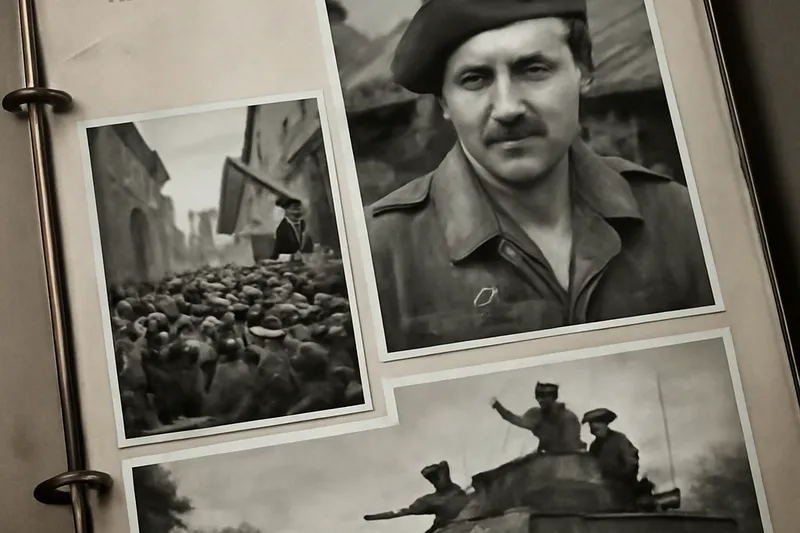 Char de la 2e Division Blindée dans les rues de Paris libéré en août 1944