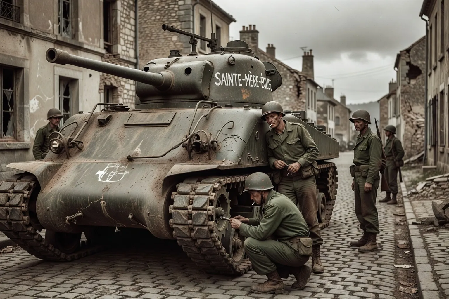 Le char Sherman et l'armement de la 2e Division Blindée